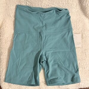 Beyond Yoga Teal Bike Shorts